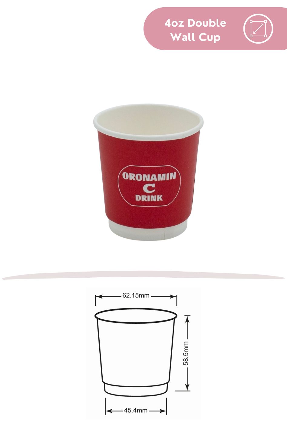 4oz Double Wall Cup