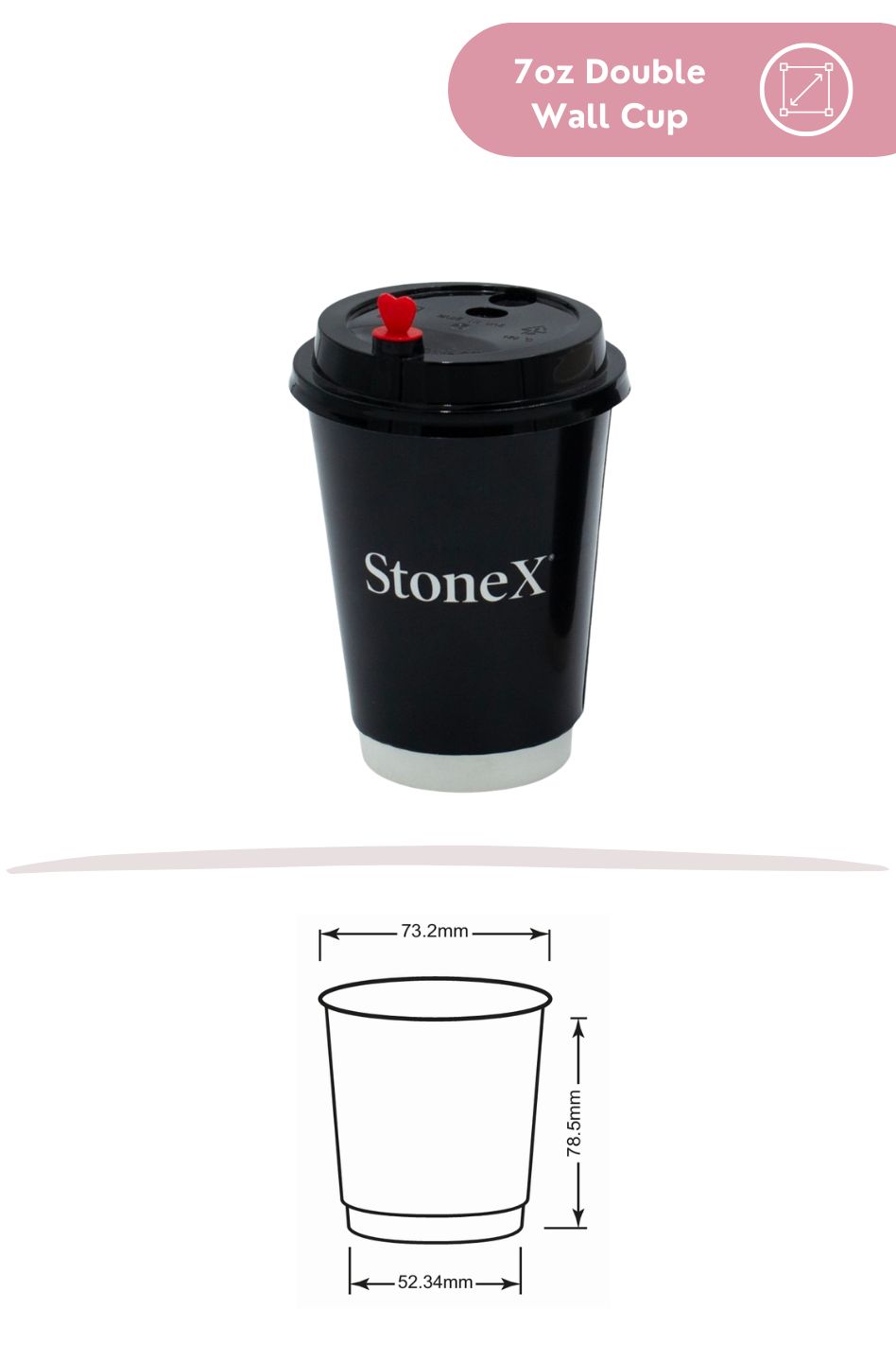 7oz Double Wall Cup